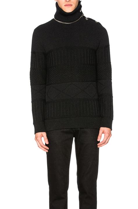 givenchy turtleneck sweater|Turtleneck sweater in wool and silk with pearls .